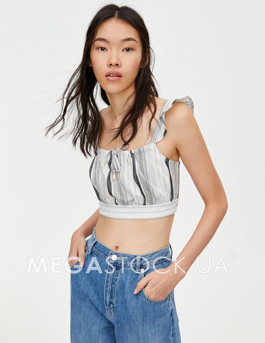 Топ PULL & BEAR Ж1085476 (9474/310/805А) колір сірий