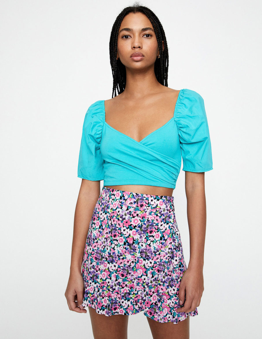 Топ PULL & BEAR Ж1094596 (5238/361/402) колір блакитний